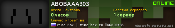 Юзербар 560x90 для ABOBAAA303