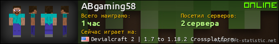 Юзербар 560x90 для ABgaming58