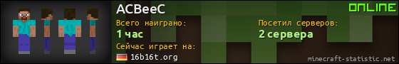 Юзербар 560x90 для ACBeeC