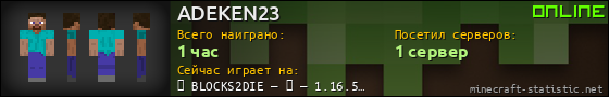 Юзербар 560x90 для ADEKEN23