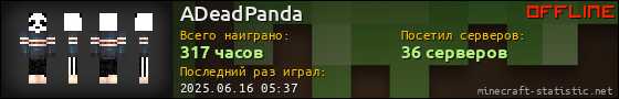 Юзербар 560x90 для ADeadPanda