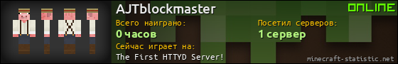 Юзербар 560x90 для AJTblockmaster