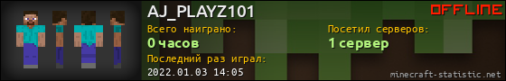 Юзербар 560x90 для AJ_PLAYZ101