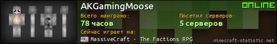 Юзербар 560x90 для AKGamingMoose