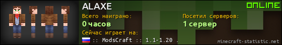 Юзербар 560x90 для ALAXE