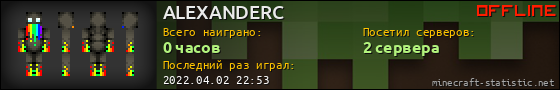 Юзербар 560x90 для ALEXANDERC