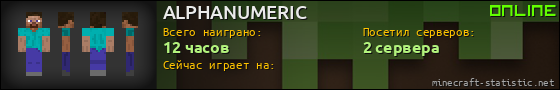 Юзербар 560x90 для ALPHANUMERIC