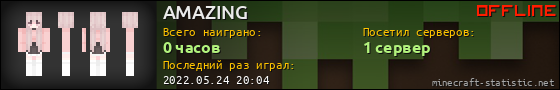 Юзербар 560x90 для AMAZING