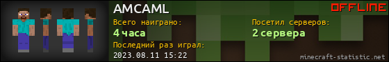 Юзербар 560x90 для AMCAML