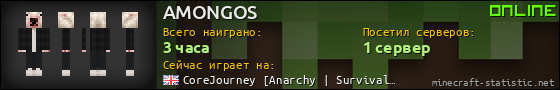 Юзербар 560x90 для AMONGOS