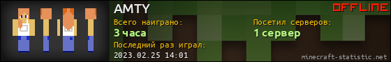 Юзербар 560x90 для AMTY