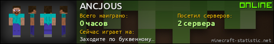 Юзербар 560x90 для ANCJOUS