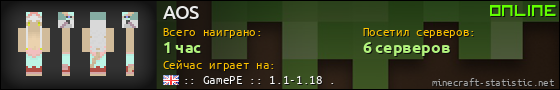 Юзербар 560x90 для AOS