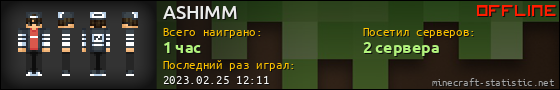 Юзербар 560x90 для ASHIMM