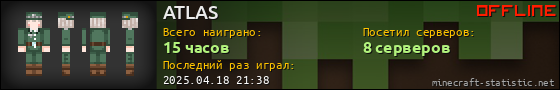 Юзербар 560x90 для ATLAS