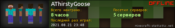 Юзербар 560x90 для AThirstyGoose