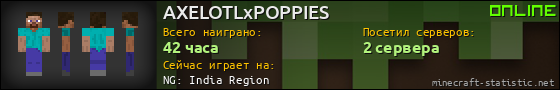 Юзербар 560x90 для AXELOTLxPOPPIES