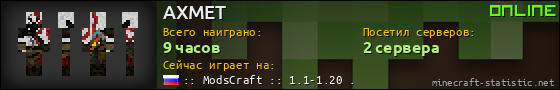 Юзербар 560x90 для AXMET