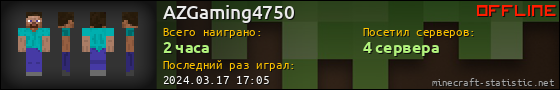 Юзербар 560x90 для AZGaming4750