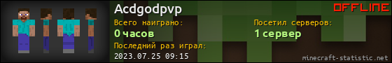 Юзербар 560x90 для Acdgodpvp