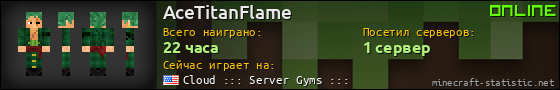 Юзербар 560x90 для AceTitanFlame