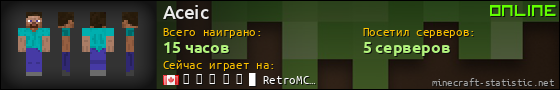 Юзербар 560x90 для Aceic