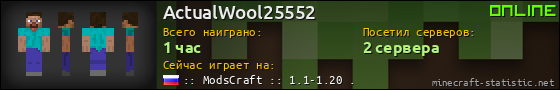 Юзербар 560x90 для ActualWool25552