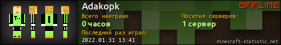 Юзербар 560x90 для Adakopk