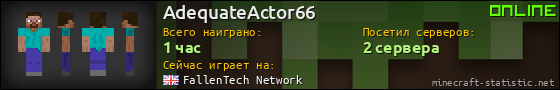 Юзербар 560x90 для AdequateActor66