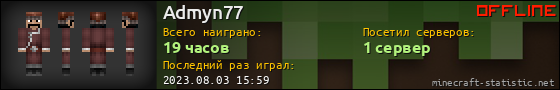 Юзербар 560x90 для Admyn77