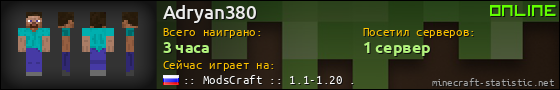 Юзербар 560x90 для Adryan380