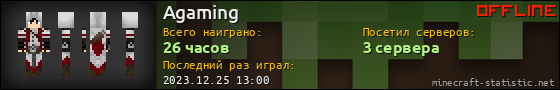 Юзербар 560x90 для Agaming