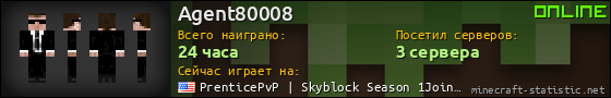 Юзербар 560x90 для Agent80008