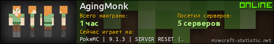 Юзербар 560x90 для AgingMonk