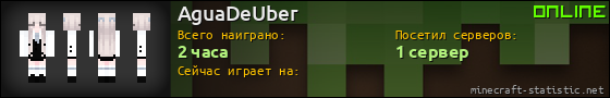 Юзербар 560x90 для AguaDeUber