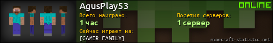 Юзербар 560x90 для AgusPlay53