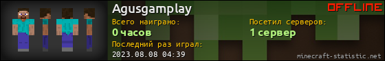 Юзербар 560x90 для Agusgamplay