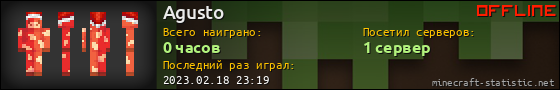 Юзербар 560x90 для Agusto