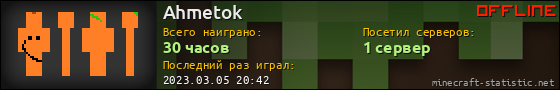 Юзербар 560x90 для Ahmetok