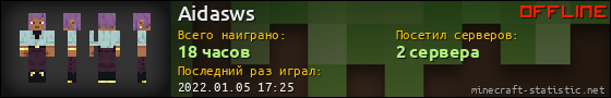 Юзербар 560x90 для Aidasws