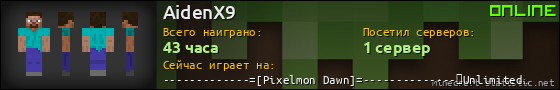 Юзербар 560x90 для AidenX9