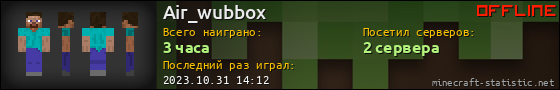 Юзербар 560x90 для Air_wubbox