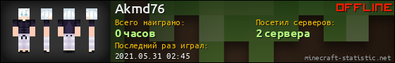 Юзербар 560x90 для Akmd76