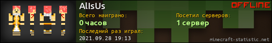 Юзербар 560x90 для AlIsUs