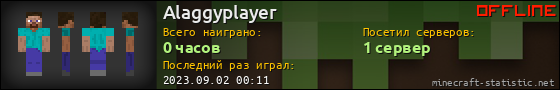 Юзербар 560x90 для Alaggyplayer