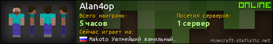 Юзербар 560x90 для Alan4op