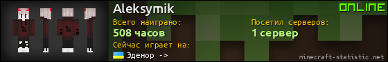 Юзербар 560x90 для Aleksymik