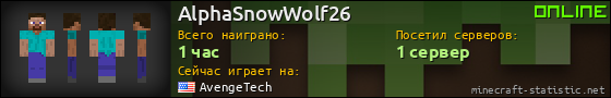 Юзербар 560x90 для AlphaSnowWolf26