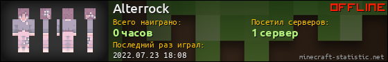 Юзербар 560x90 для Alterrock