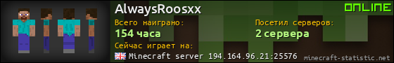 Юзербар 560x90 для AlwaysRoosxx